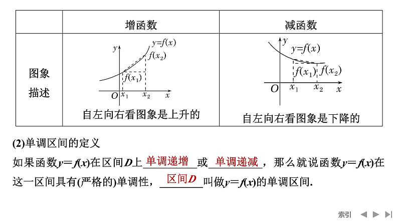 2025高考数学一轮复习-第2章-第2节 单调性与最大(小)值(一)【课件】第6页