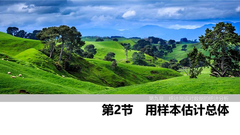 2025高考数学一轮复习-第9章-第2节 用样本估计总体【课件】第1页