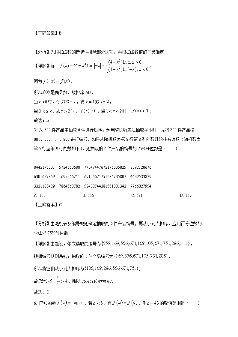 2024-2025学年河南市南阳市高一上册期末数学质量检测试题(附解析)第3页