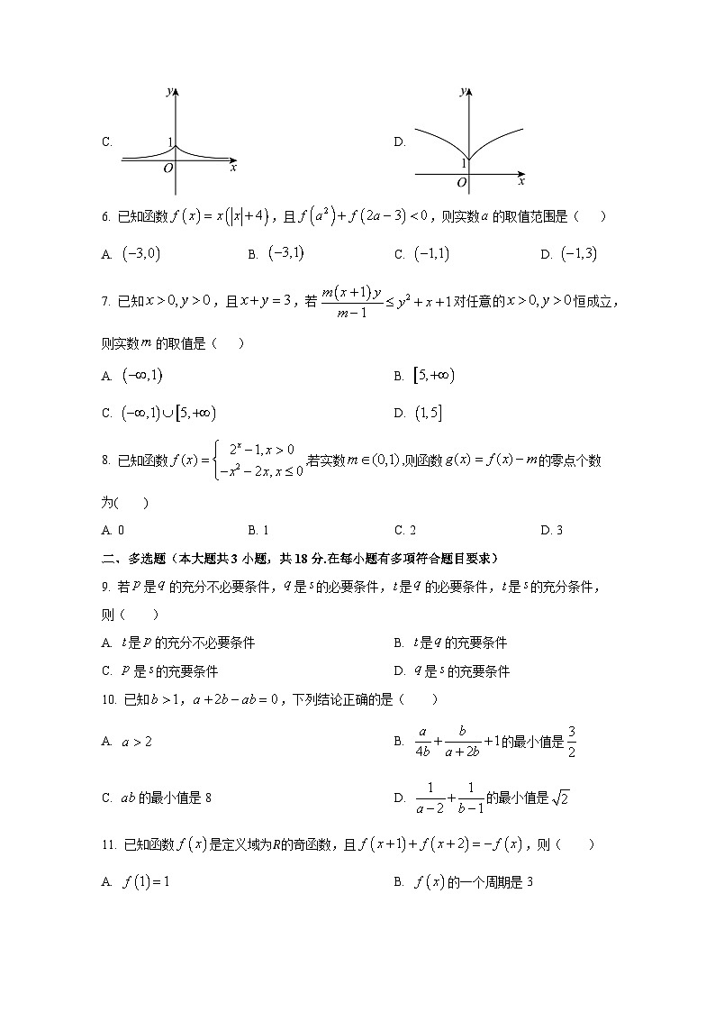 2024-2025学年河北省承德市双滦区高三上学期10月月考数学检测试题(含解析)第2页