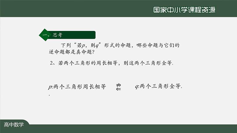 人教A版(2019)高一数学必修第一册-充分条件与必要条件(2)-【课件】第6页