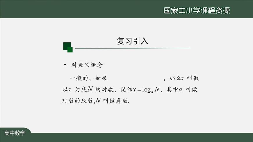 人教A版(2019)高一數(shù)學(xué)必修第一冊(cè)-對(duì)數(shù)的運(yùn)算(1)-【課件】第3頁(yè)