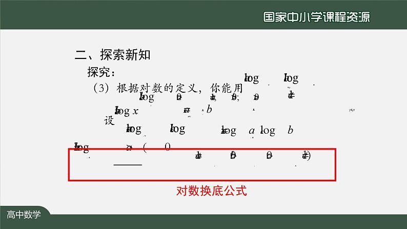 人教A版(2019)高一数学必修第一册-对数的运算(2)-【课件】第6页