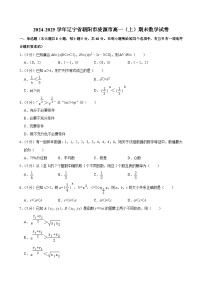 辽宁省朝阳市凌源市2024-2025学年高一上学期期末 数学试卷（含解析）