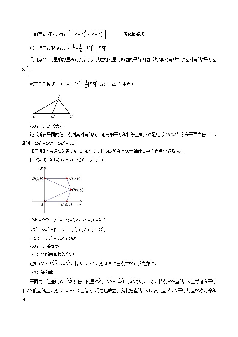 新高考数学一轮复习讲练测重难点突破03 最全归纳平面向量中的范围与最值问题 (十大题型)(解析版)第3页