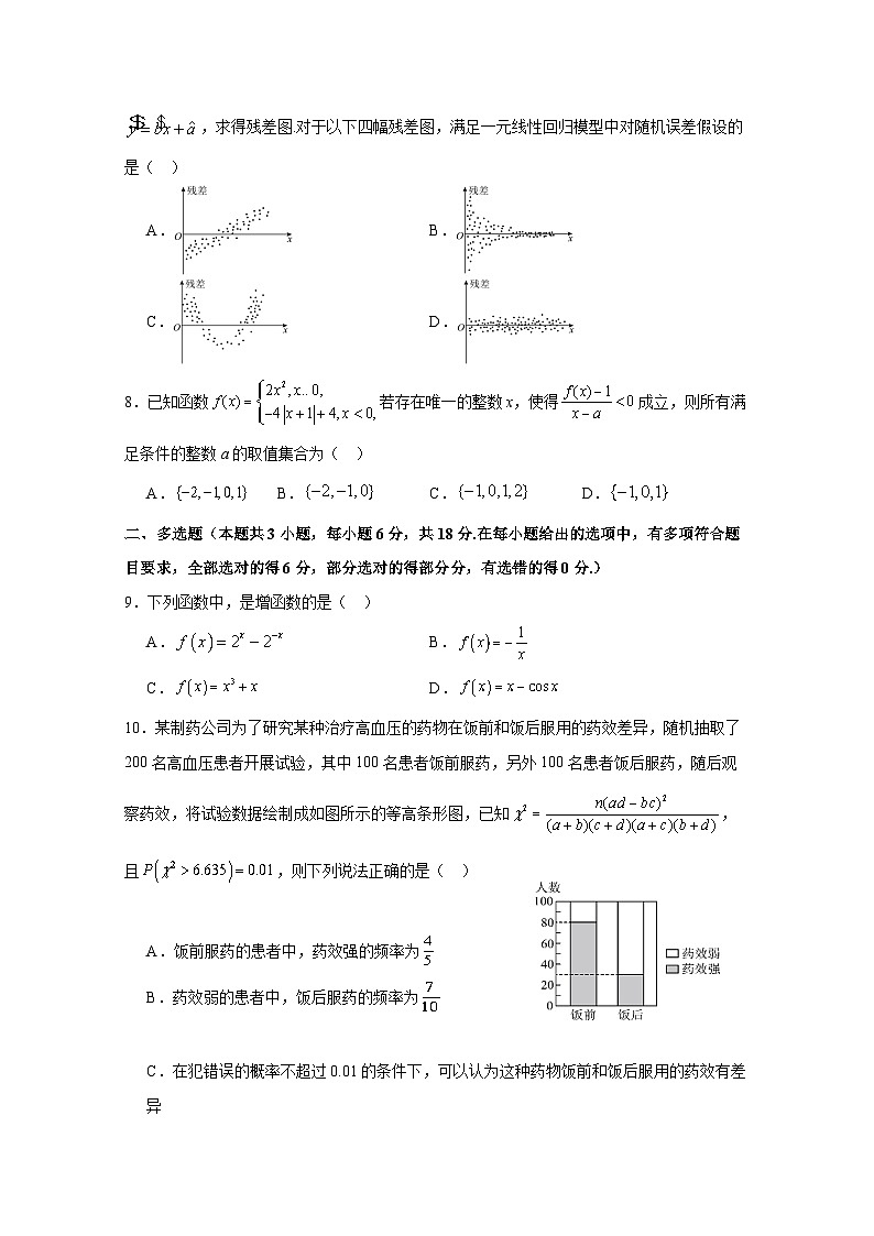 2024-2025學(xué)年四川綿陽市高三上冊(cè)9月月考數(shù)學(xué)檢測(cè)試題（含答案）第2頁
