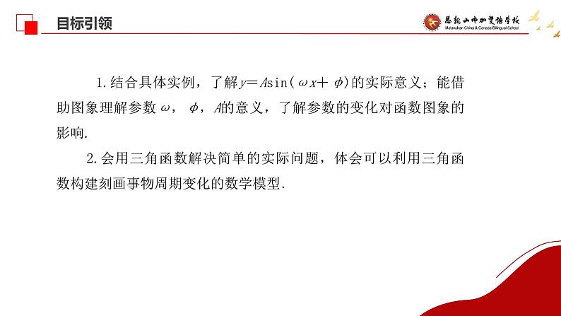 函数y=Asin(ωx+φ)的图象及应用3 课件-2025届高三数学一轮复习第3页