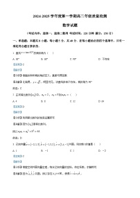 福建省 厦门市第十中学2024-2025学年高二上学期期末质量检测数学试题（解析版）