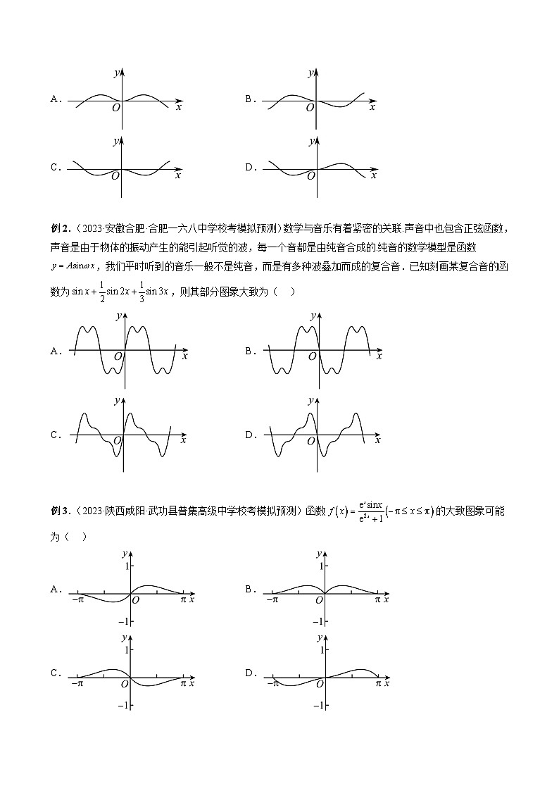 新高考数学二轮复习命题方向归类练习专题11 函数的图象(原卷版)第3页