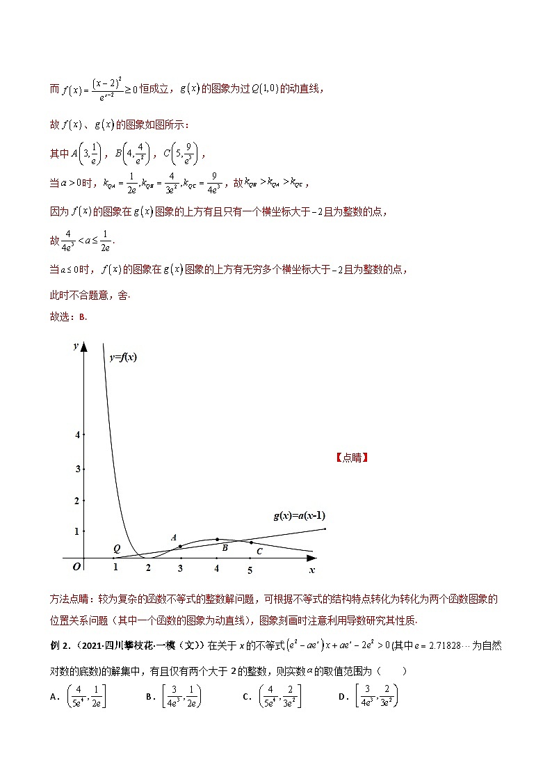 新高考数学二轮复习导数专项练习专题14 最大整数与最小整数问题(教师版)第3页