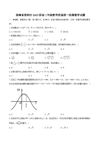 湖南省株洲市2025届高三年级教学质量统一检测数学试题