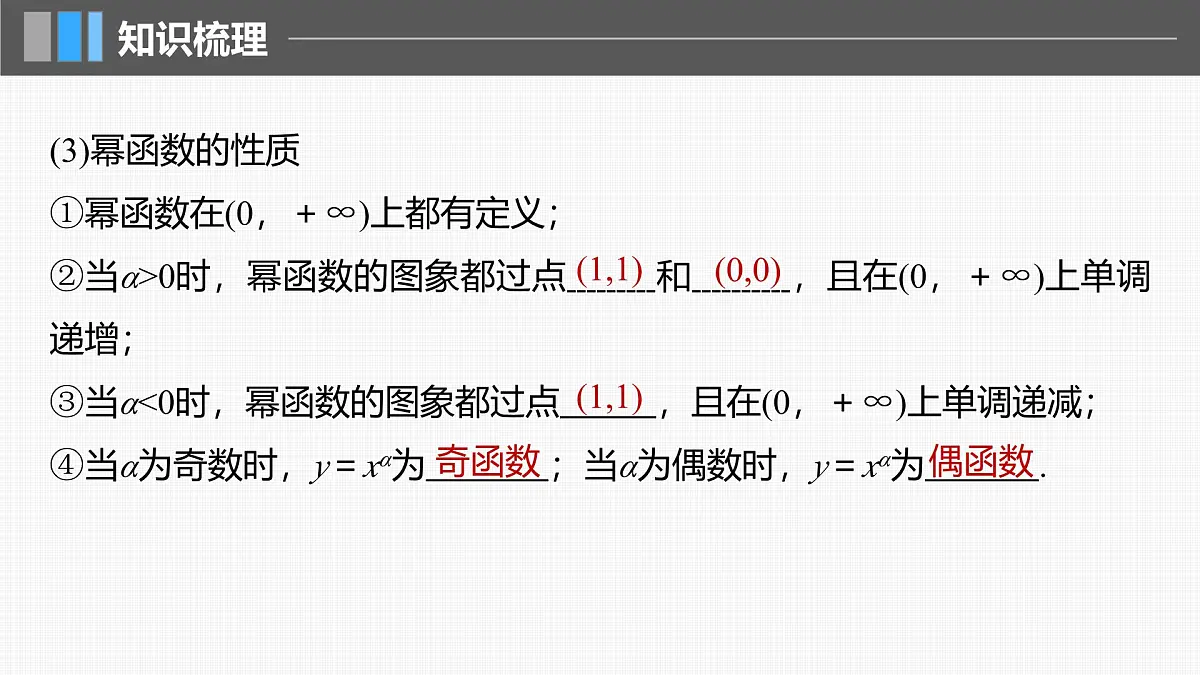 2024年高考数学一轮复习第2章 2.6 二次函数与幂函数主干知识讲解课件第6页