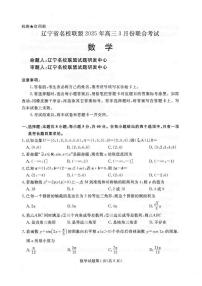 辽宁省名校联盟2024-2025学年高三下学期3月份联合考试数学试题（PDF版附解析）