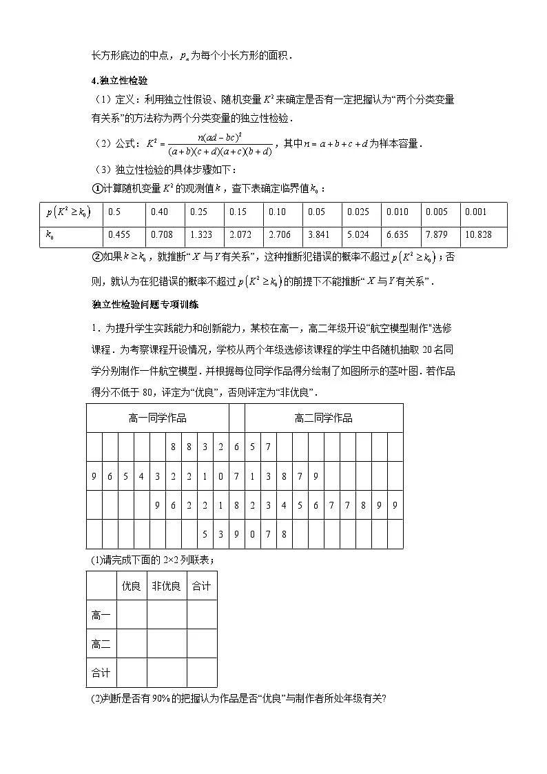 新高考数学三轮冲刺考前大题技巧训练专题04 五类概率与统计(解析版)第2页