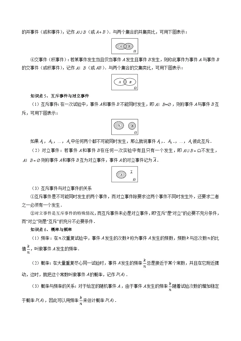新高考数学一轮复习方法技巧与题型归纳训专题45 随机事件、频率与概率(原卷版)第2页
