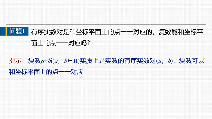 人教A必修二2024-2025学年第二学期高一数学同步课件7.1.2复数的几何意义第6页
