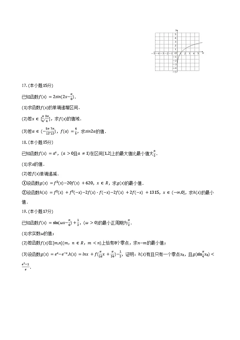 2024-2025学年广东省深圳实验学校高一(上)期末数学试卷(含答案)第3页