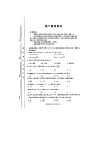 2024-2025学年下学期贵州省安顺市2025届高三3月联考数学卷含答案