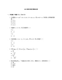2025年新高考模拟仿真题-数学试卷+答案