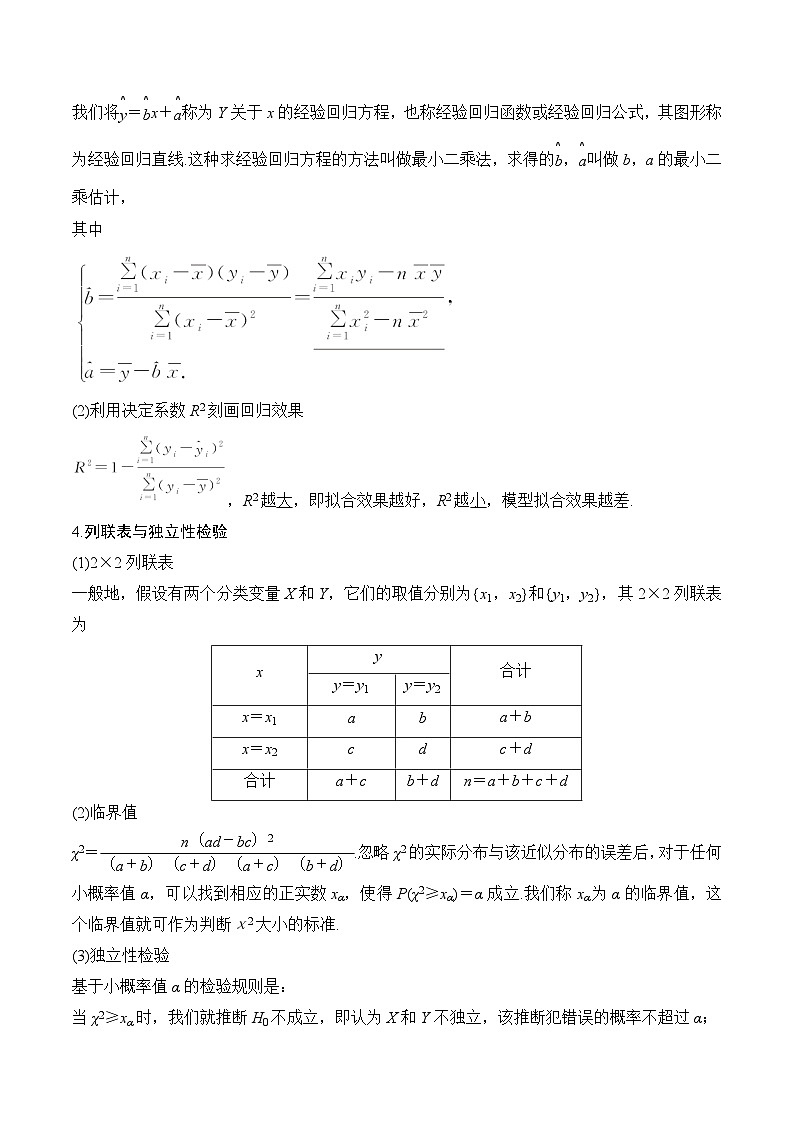 专题57 成对数据的统计分析-2025年高考数学一轮复习讲义(知识梳理+真题自测+考点突破+分层检测)(新高考专用)解析版第3页