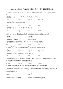 2024-2025学年江苏省苏州市某校高三（上）期末数学试卷（含答案）