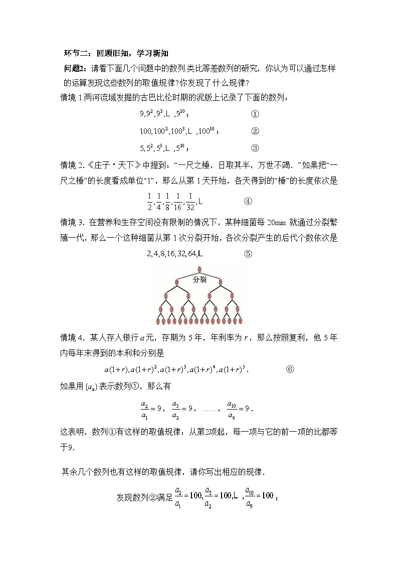 4.3.1 等比数列的概念(第1课时)导学案(解析版)第2页