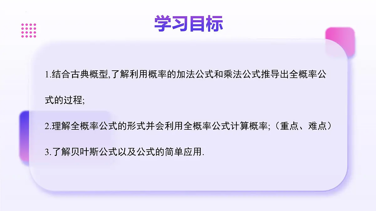 7.1.2 全概率公式(教学课件)-2024-2025学年高二数学(人教A版2019选择必修三)第2页