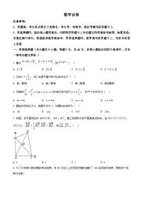 黑龙江省齐齐哈尔市2025届高三下学期一模数学试卷（Word版附解析）