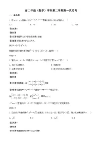 广东省汕尾市普宁华美实验学校2024-2025学年高二下学期第一次（3月）月考 数学试题（含解析）