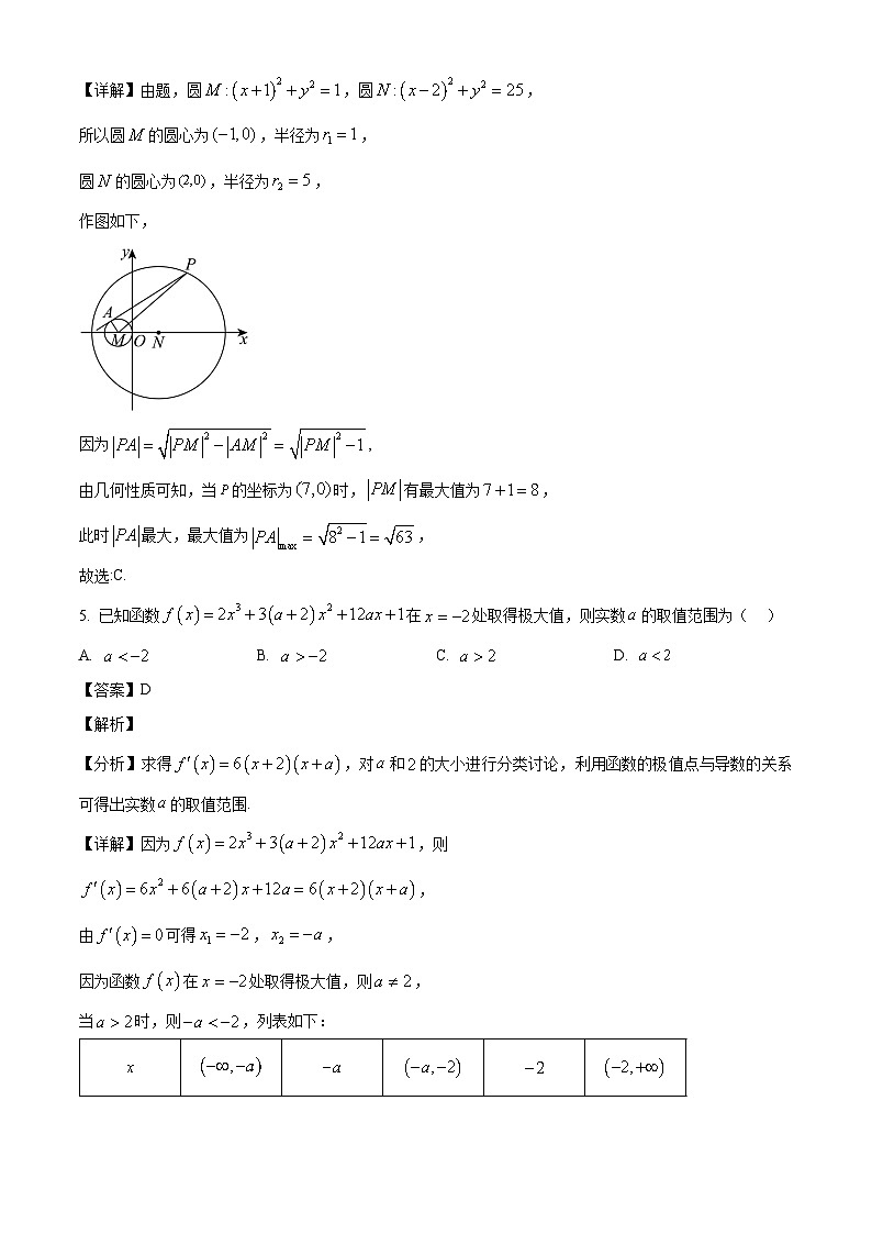 湖北省新高考联考协作体2024-2025学年高二下学期3月联考 数学试卷(含解析)第3页