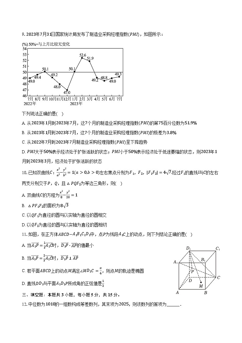 2024-2025学年广东省广州市广东仲元中学高三(下)月考数学试卷(含答案)第2页