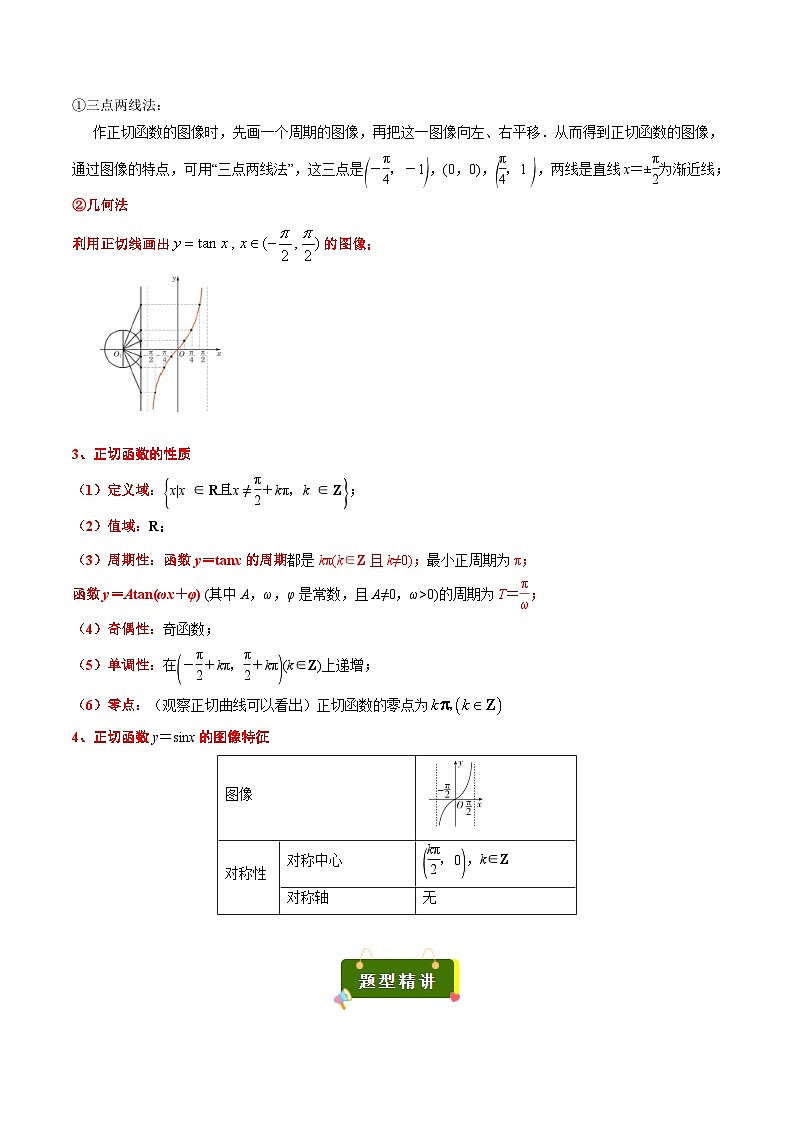 专题04 正切函数的图像与性质(解析版)第3页