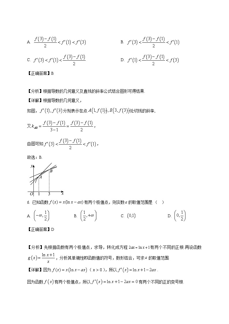 2024-2025学年福建省宁德市福鼎市高二下册第一次月考(3月)数学检测试题(附解析)第3页