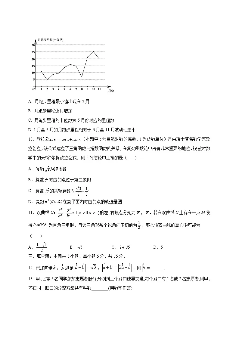 2025届高考数学适应性考试模拟检测试卷(一模)附答案第3页