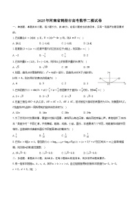 2025年河南省鹤壁市高考数学二模试卷（含答案）