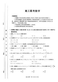 贵州省部分学校2025届高三下学期4月联考数学试卷（含答案）