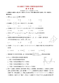 湖北省2024届高三数学下学期5月第四次适应性考试试卷含解析