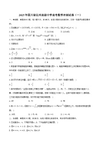 2025年四川省达州高级中学高考数学冲刺试卷（一）（含答案）