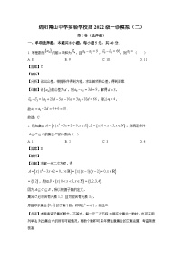 四川省绵阳南山中学实验学校2024-2025学年高三上学期 数学一诊模拟（二）（含解析）