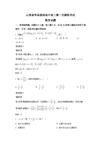 山东省单县湖西私立高级中学2024-2025学年高三下学期第一次模拟考试 数学试题（含解析）
