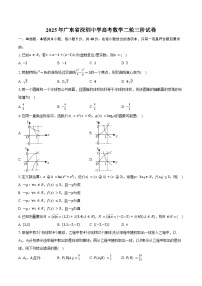 2025年广东省深圳中学高考数学二轮三阶试卷（含答案）