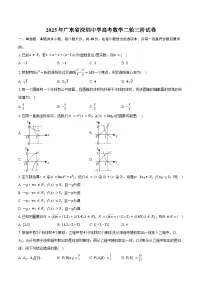 2025年广东省深圳中学高考数学二轮三阶试卷（含答案）
