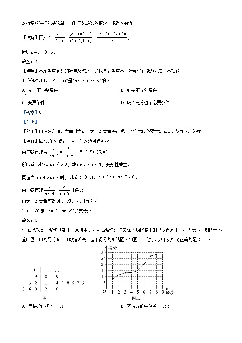 四川省泸州市2024届高三第二次教学质量诊断性考试文科数学试题 含解析第2页
