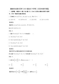 湖南省沅澧共同体2024-2025学年高三下学期2月联考数学试卷（解析版）