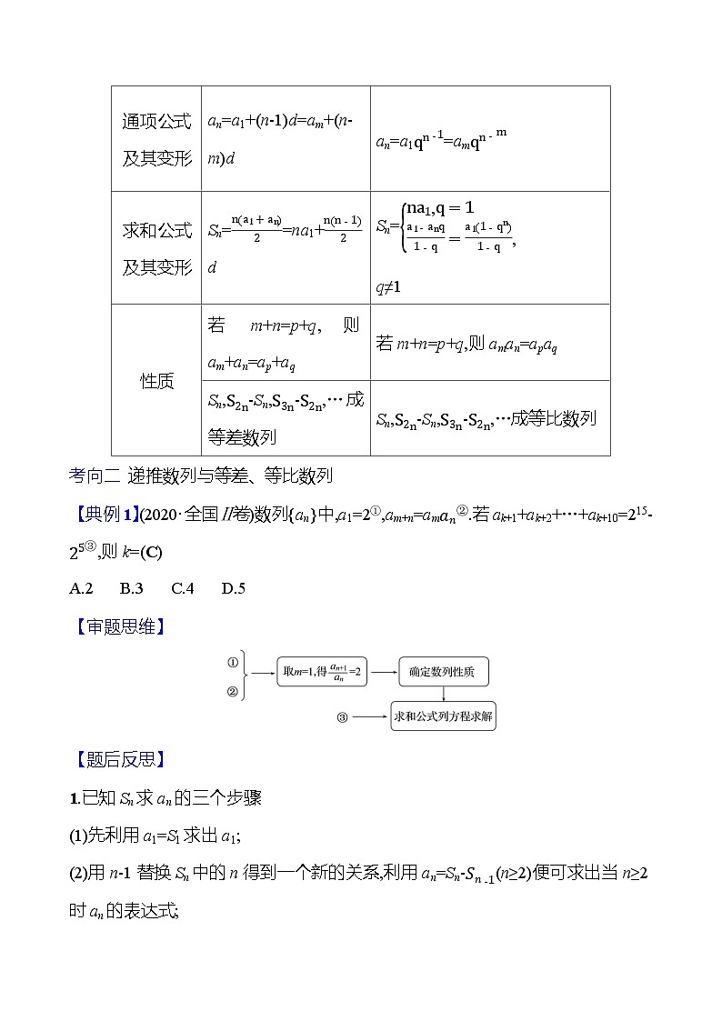 2025版高考热点题型与考点专练数学热点10等差数列与等比数列试题(Word版附答案)第3页