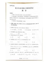 海南省海口市2024-2025学年高考模拟数学试题含答案