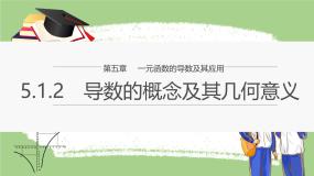 高中数学人教A版 (2019)选择性必修 第二册导数的概念及其意义背景图课件ppt