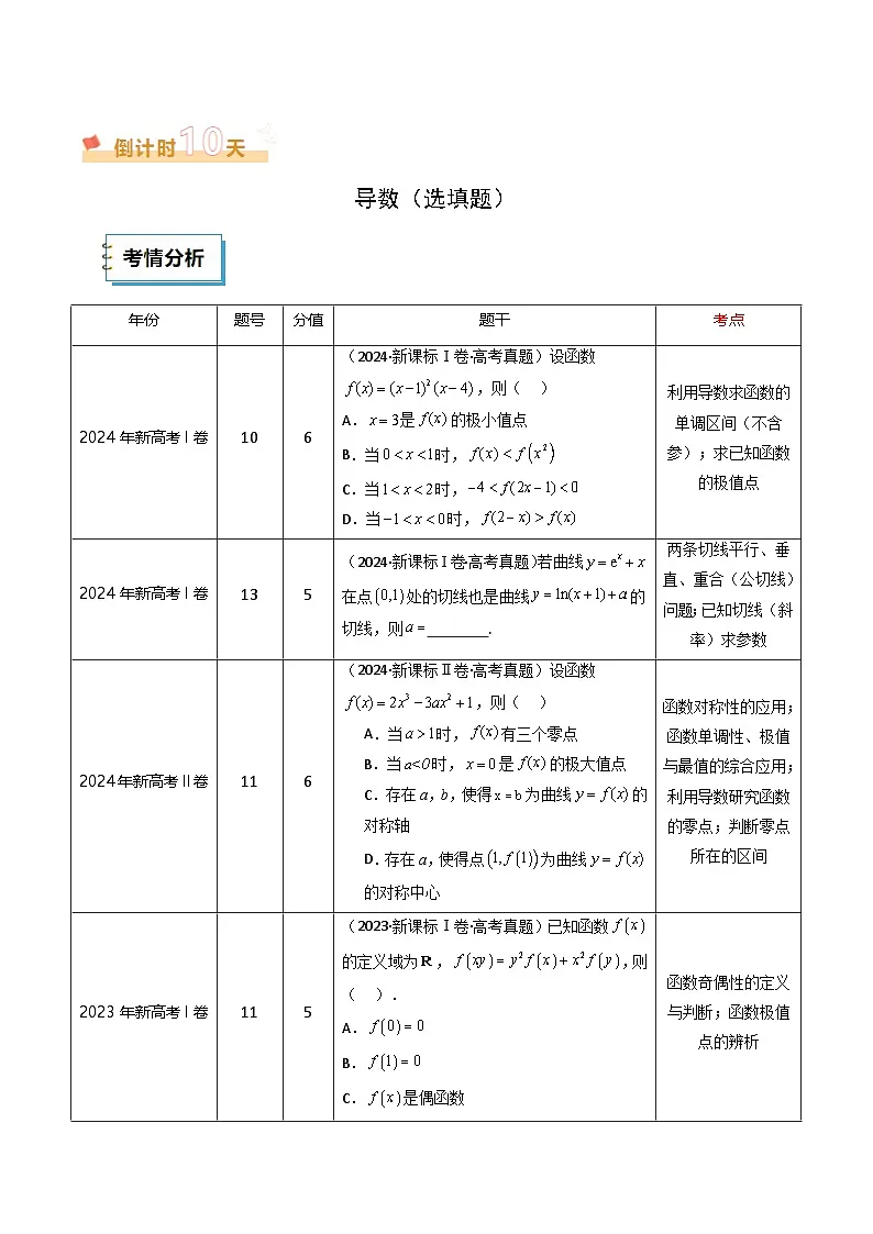 2025年高考数学考前冲刺(3)(解析版)第2页