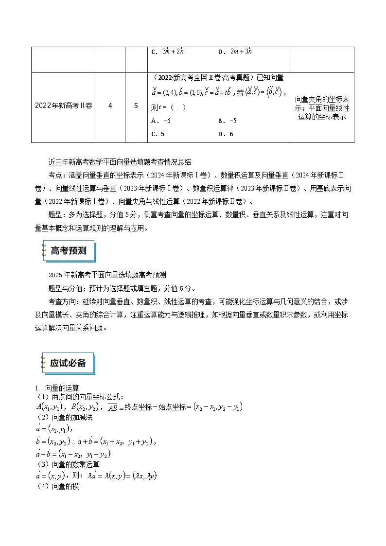 2025年高考数学考前冲刺(4)(原卷版)第3页