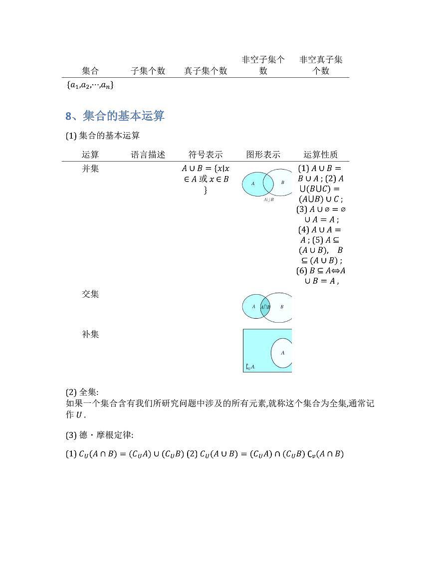 新高考数学基础知识梳理与课本优秀题目巩固-模块01-集合与逻辑用语第3页